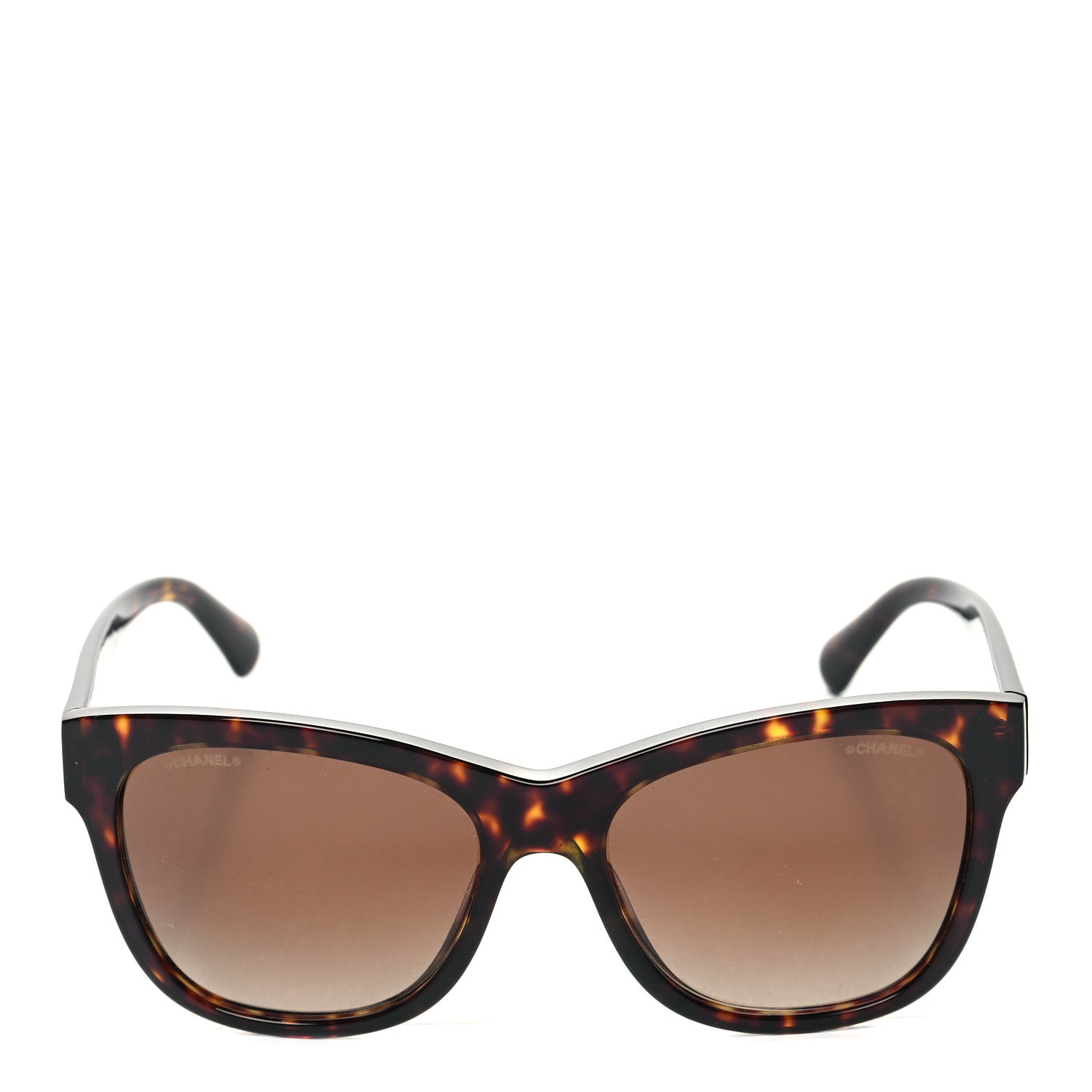 Chanel Acetate Runway Square Sunglasses 5380 Dark Tortoise 2 of 8