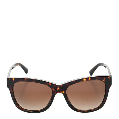 Chanel Acetate Runway Square Sunglasses 5380 Dark Tortoise 2 of 8