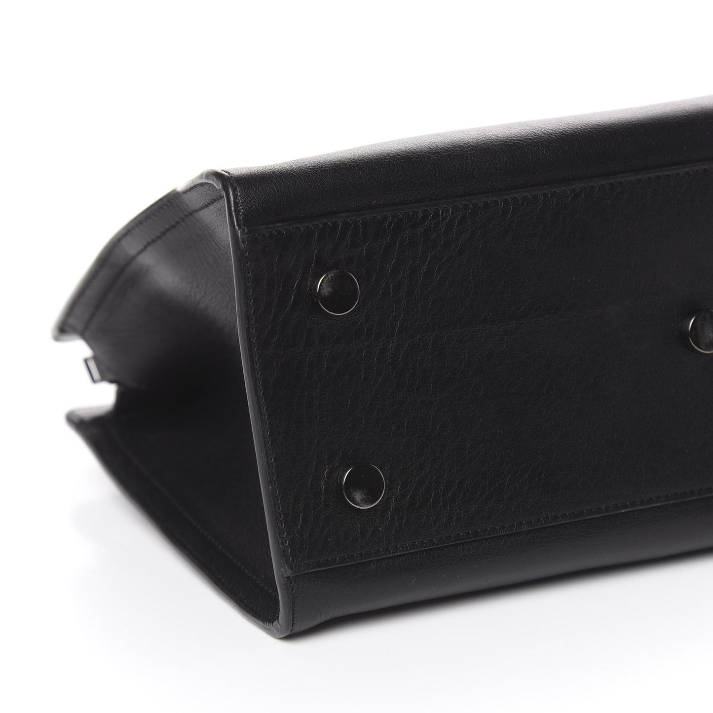 Calfskin Baby Monogram Cabas Black