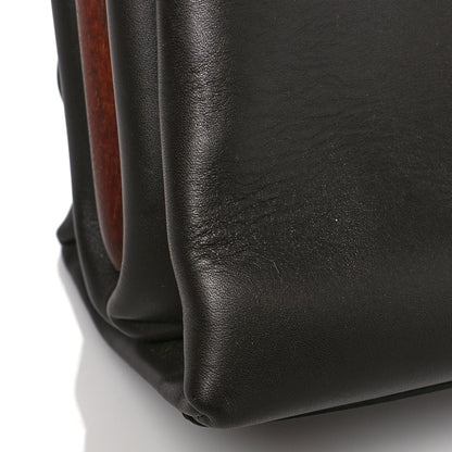 Bottega Veneta Calfskin Wood Mount Fondant 12 of 15