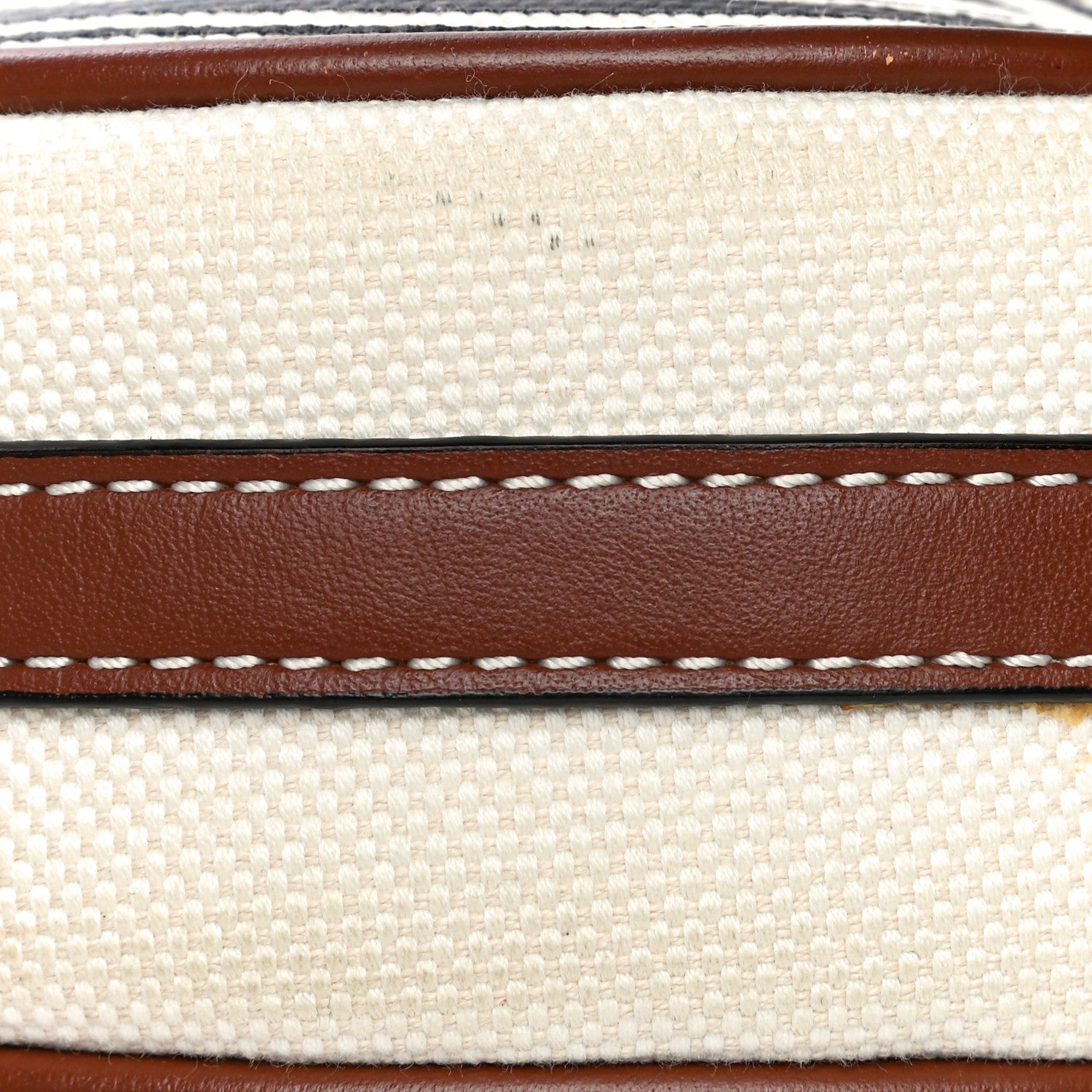 Burberry Canvas Calfskin Louise Bag Natural 12 of 15