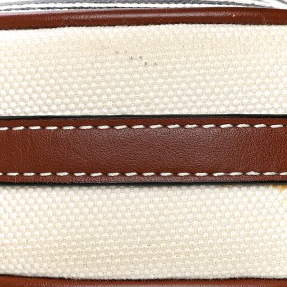 Burberry Canvas Calfskin Louise Bag Natural 12 of 15
