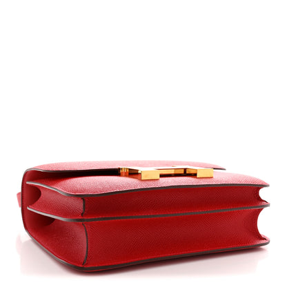 Hermes Epsom Constance 24 Rouge Casaque 4 of 11