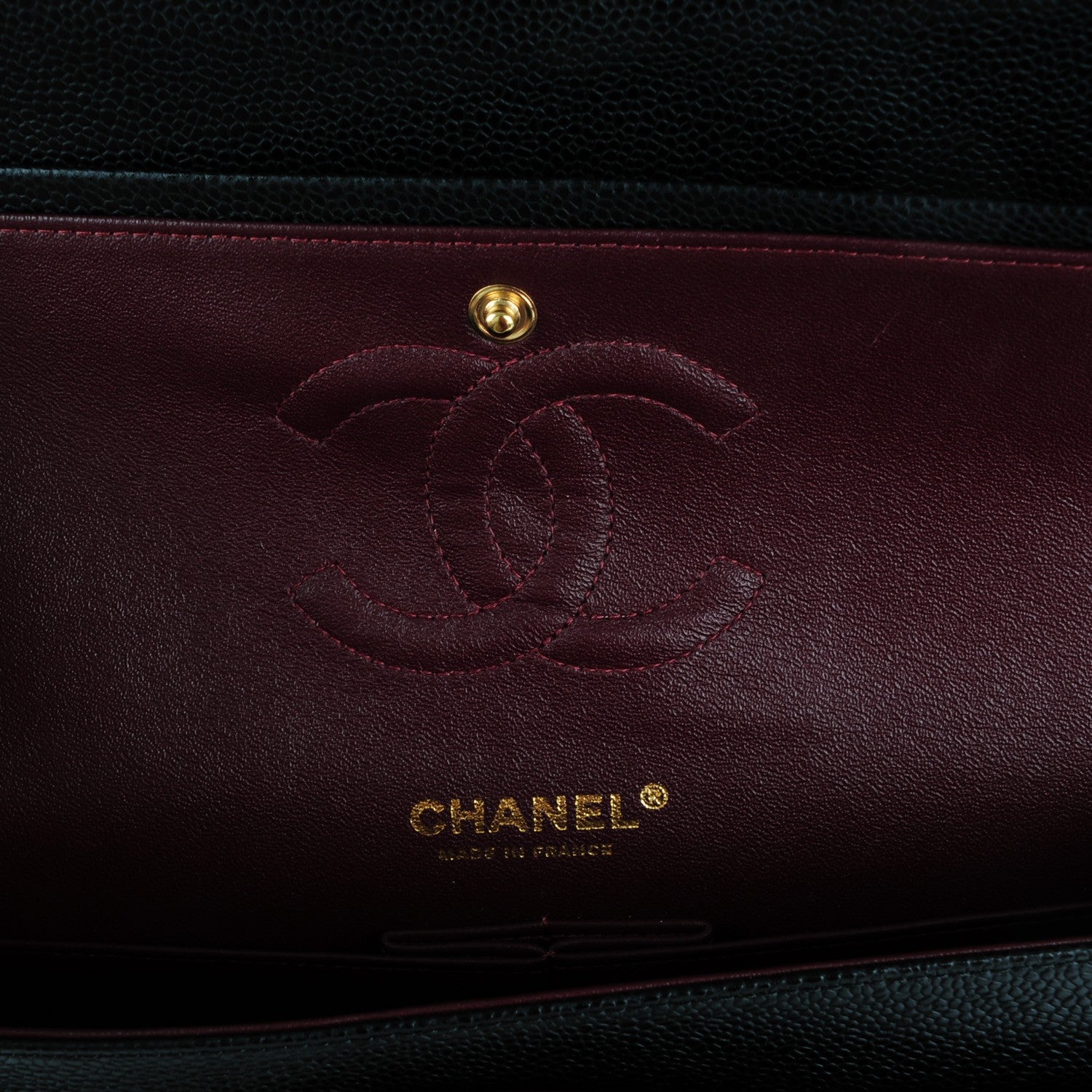Chanel Caviar Quilted Medium Double Flap Black 6 of 8