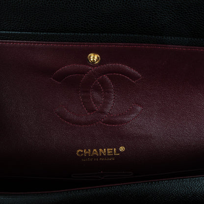 Chanel Caviar Quilted Medium Double Flap Black 6 of 8