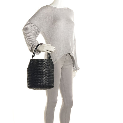 Bottega Veneta Nappa Intrecciato Bucket Bag Nero Black 2 of 8