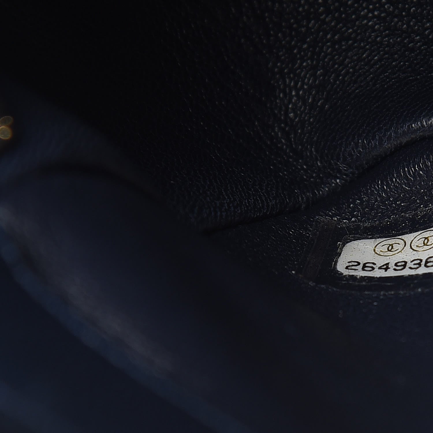 Chanel Orylag Lambskin Mini Rectangular Flap Blue 7 of 11