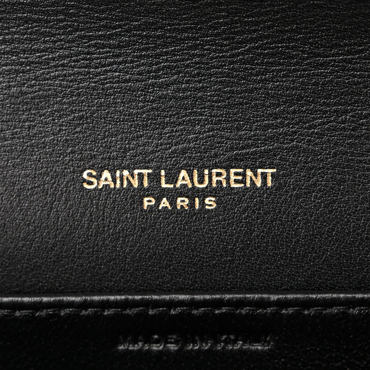 Calfskin Python Embossed Monogram Uptown Chain Wallet Black