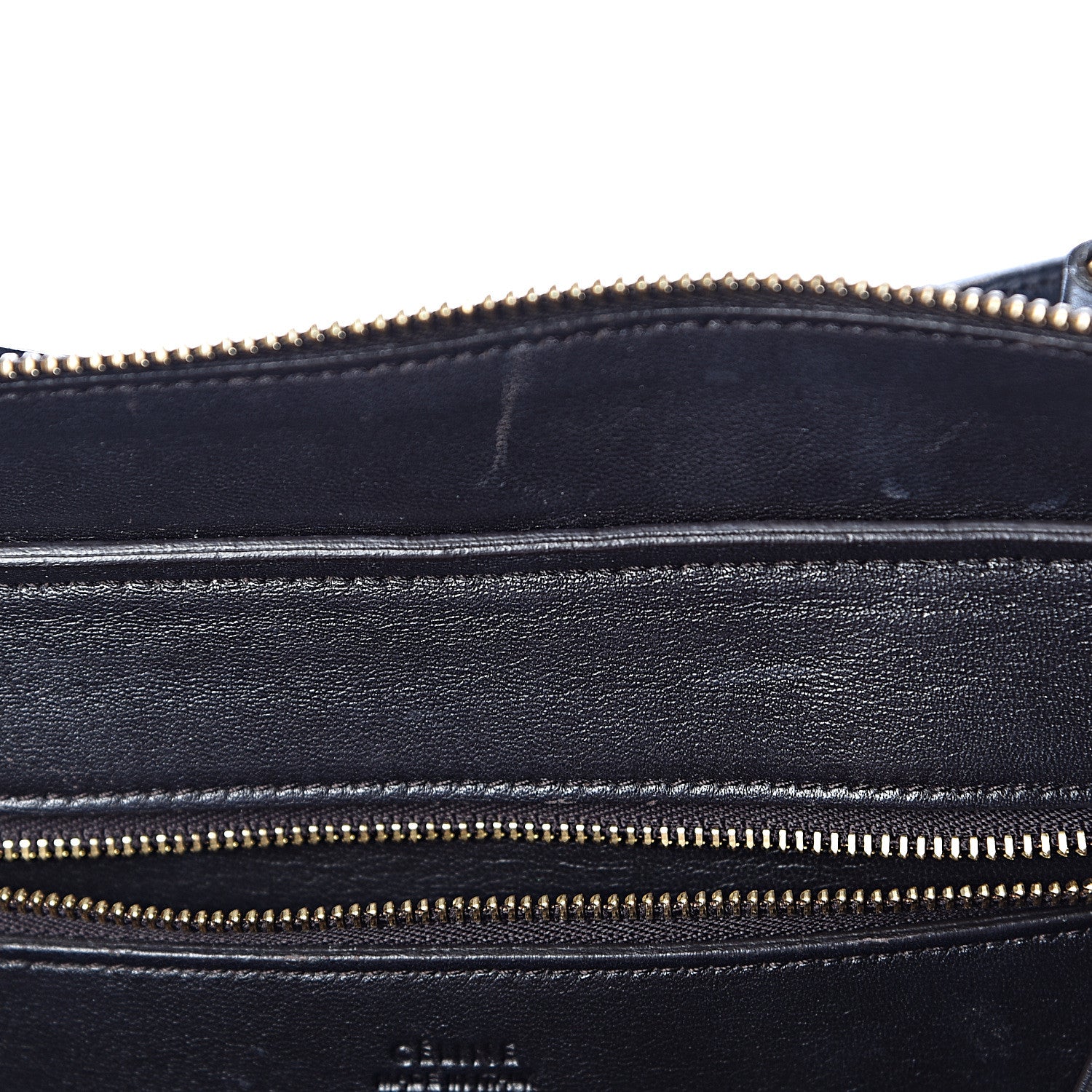 Celine Goatskin Smooth Calfskin Small Ring Bag Dark Taupe 9 of 15