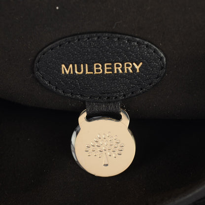 Mulberry Small Classic Grain Calfskin Medium Lily Flap Black 5 of 8