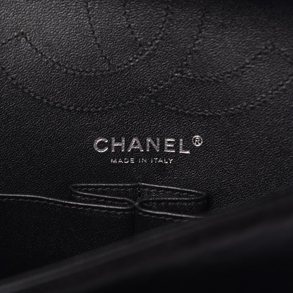 Chanel Aged Calfskin Chevron Quilted 2.55 Reissue 225 Flap So Black 7 of 11