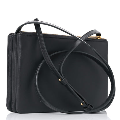 Celine Lambskin Small Trio Crossbody Bag Grey 3 of 11