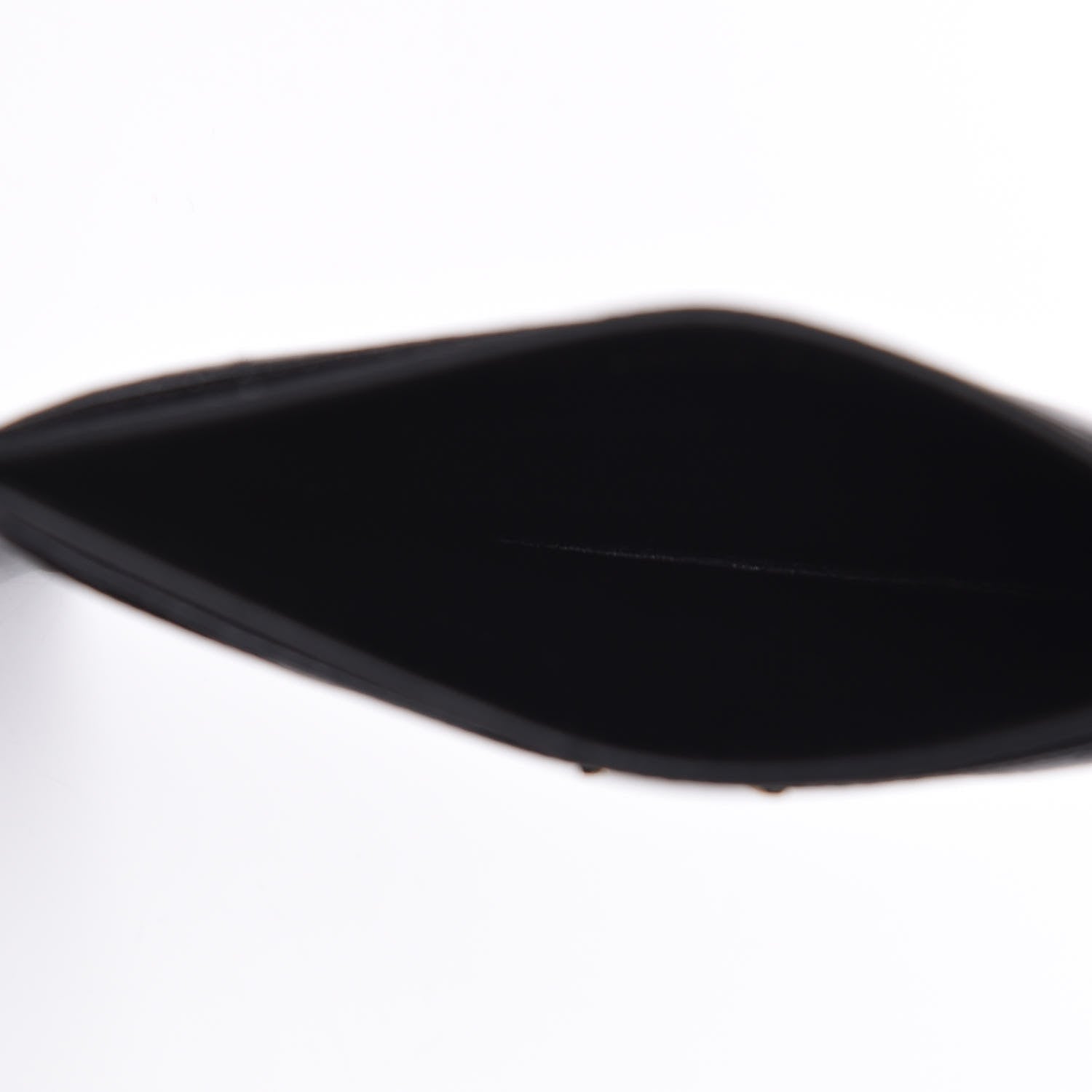 Saint Laurent Grain De Poudre Matelasse Chevron Monogram Credit Card Case Black 5 of 9