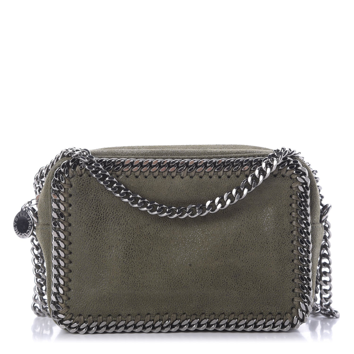Stella McCartney Shaggy Deer Falabella Crossbody Camera Bag Olive 1 of 9