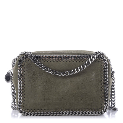Stella McCartney Shaggy Deer Falabella Crossbody Camera Bag Olive 1 of 9