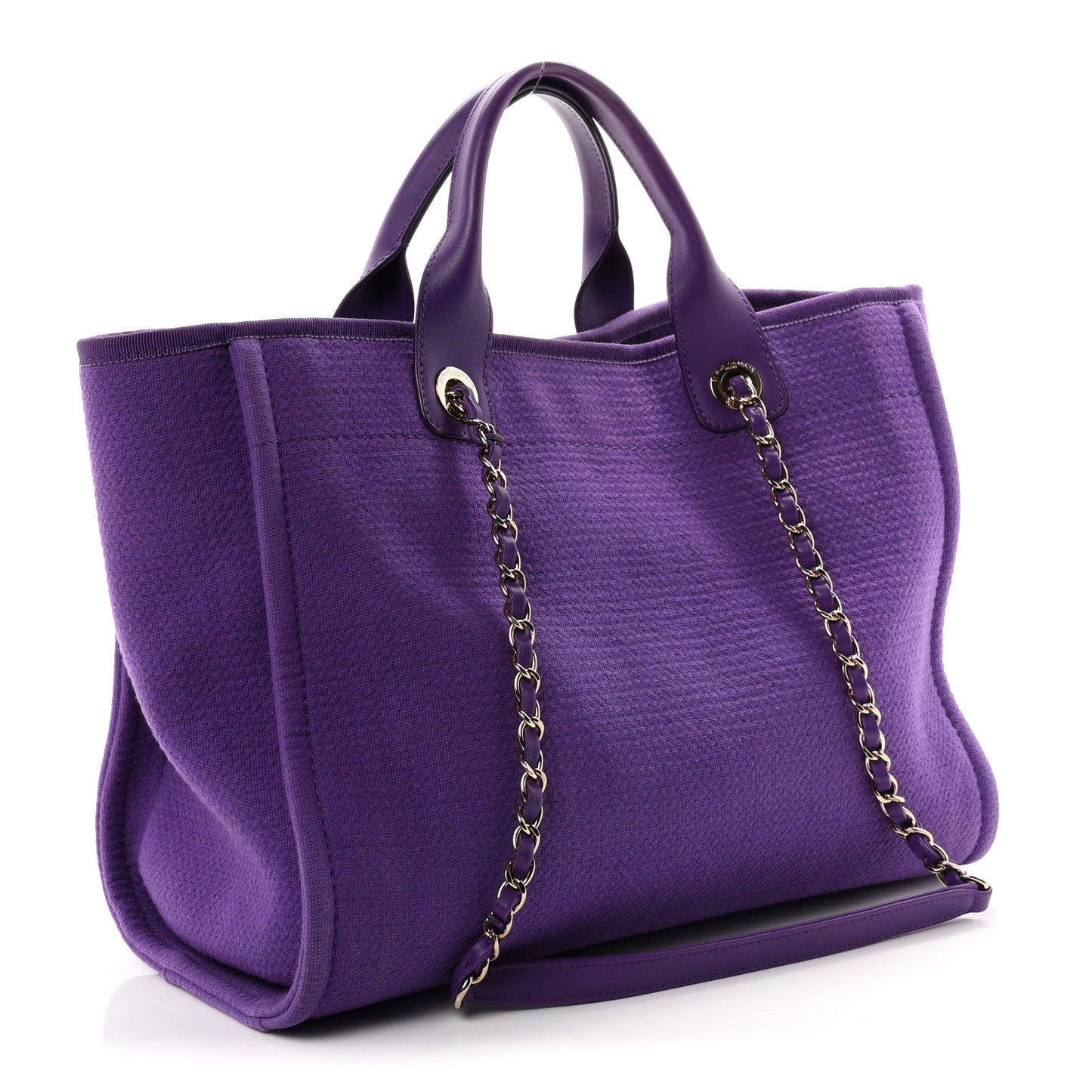 Mixed Fibers Small Deauville Tote Purple