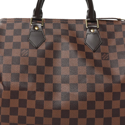 Louis Vuitton Damier Ebene Speedy 30 7 of 9