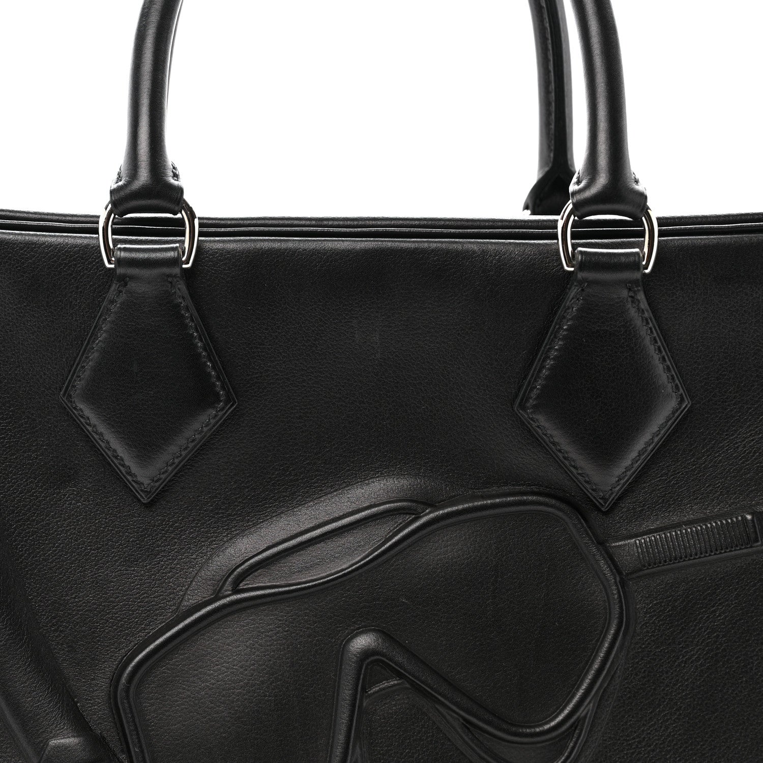 Hermes Evergrain Dr. No Plume 40 Black 8 of 12