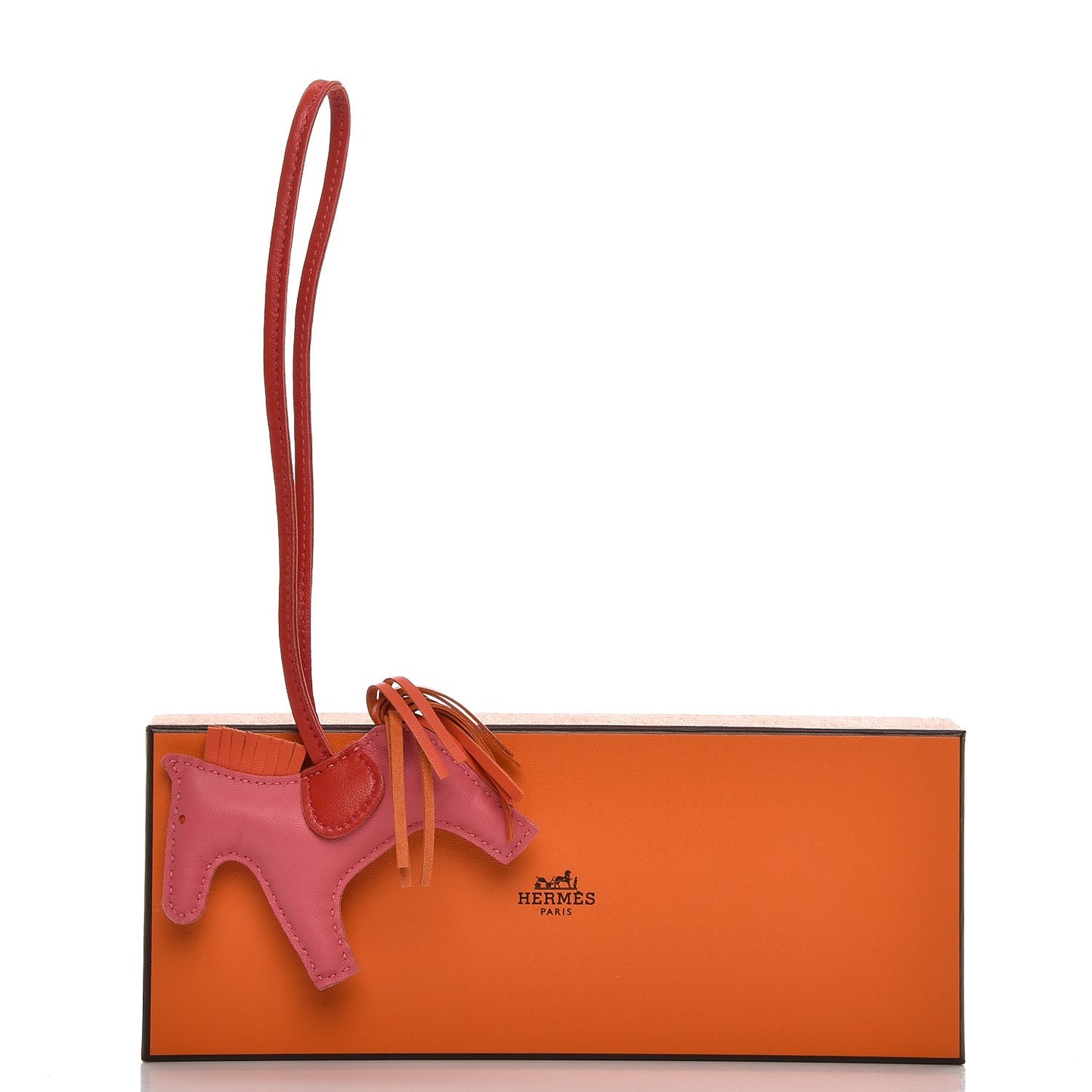 Milo Lambskin Grigri Rodeo Bag Charm PM Rose Azalee Orange Poppy Rouge Indien