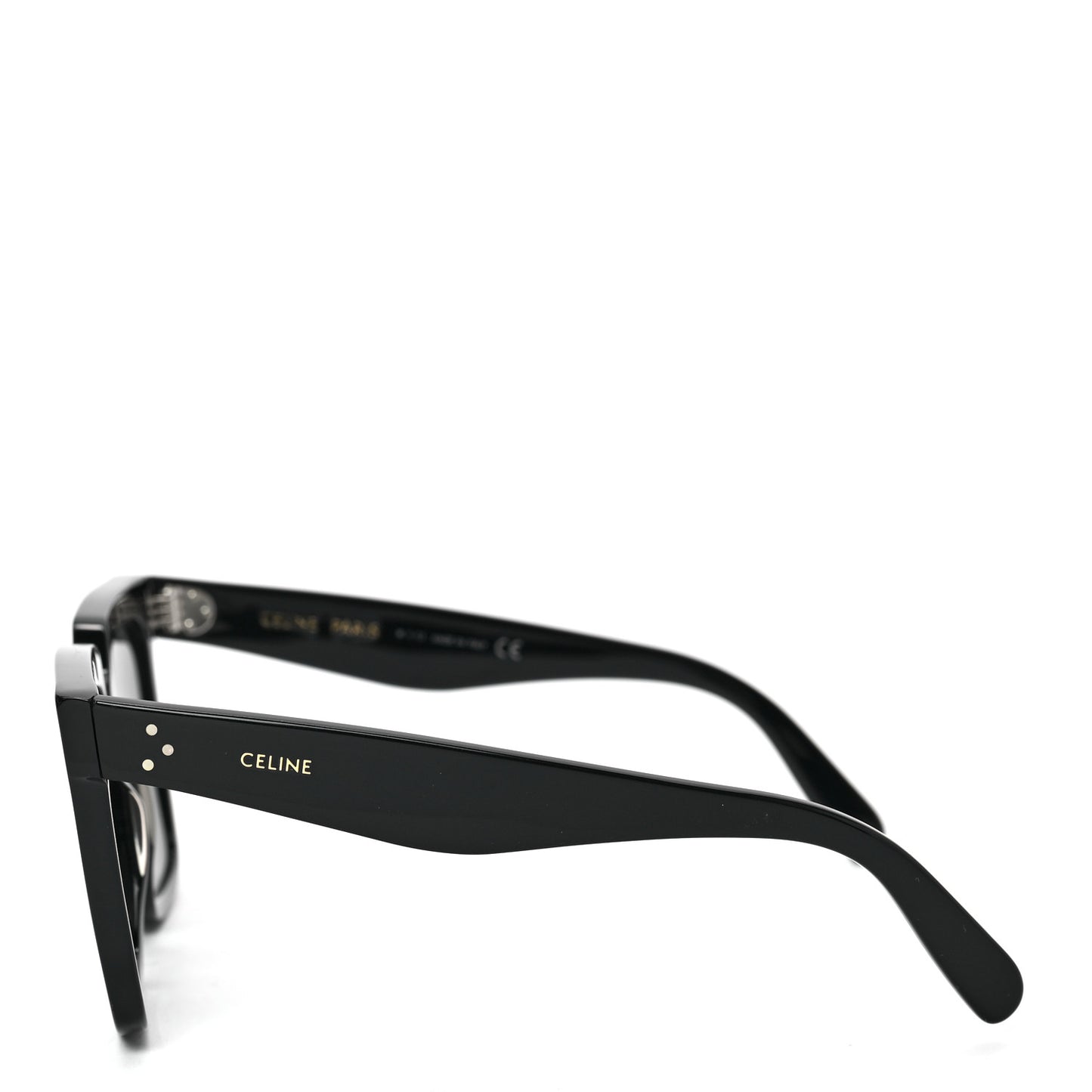 Acetate Polarized Oversized Sunglasses CL4055IN Black
