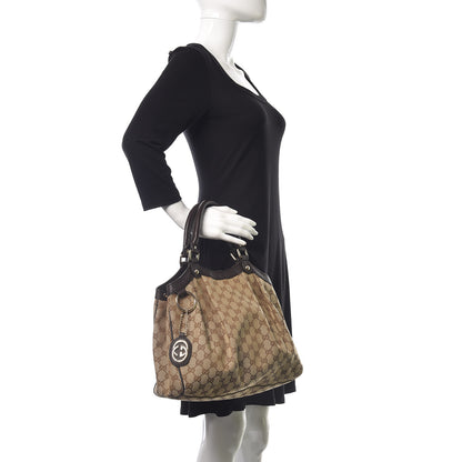 Gucci Monogram Medium Sukey Tote Dark Brown 2 of 11