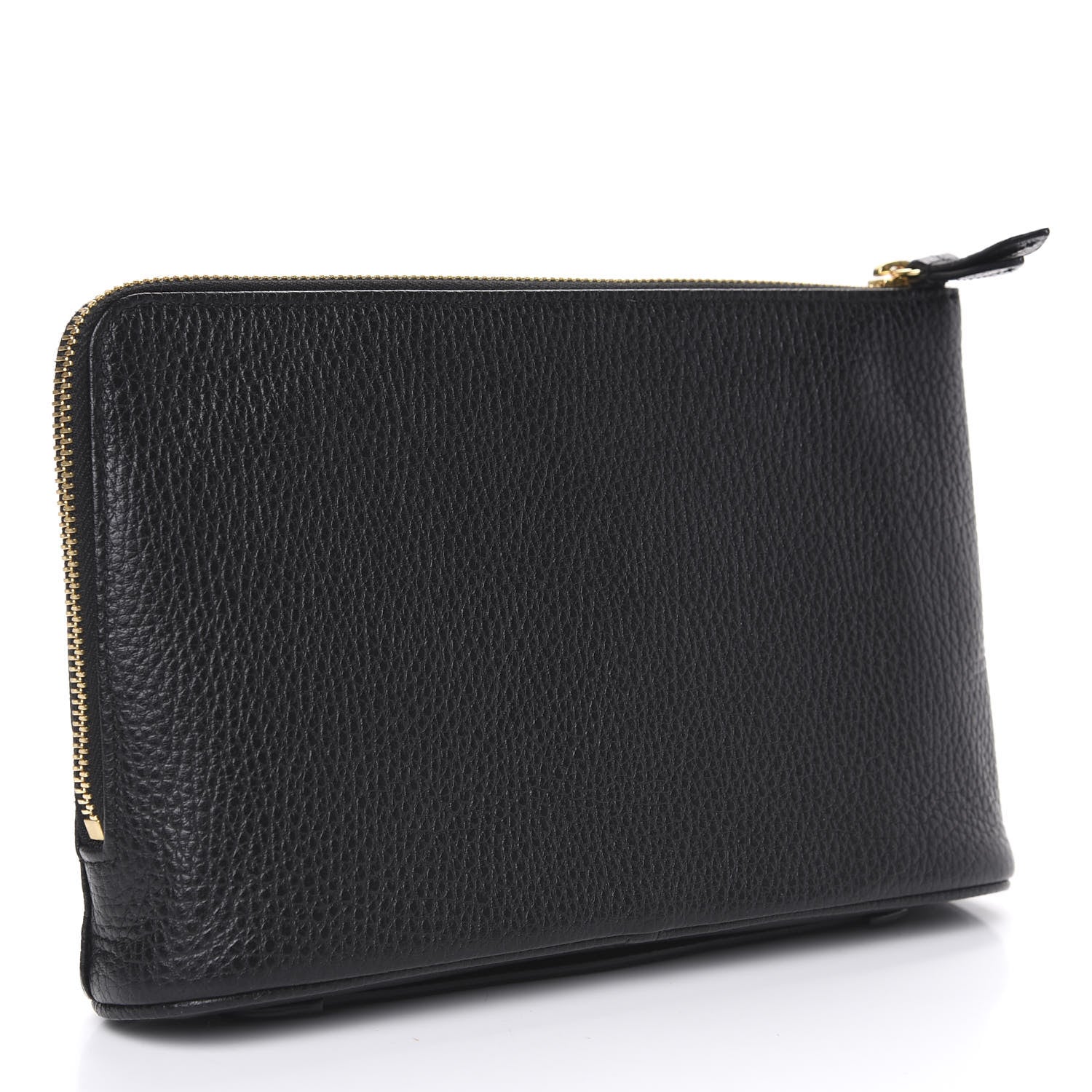 Gucci Calfskin GG Marmont Zip Pouch Black 2 of 7