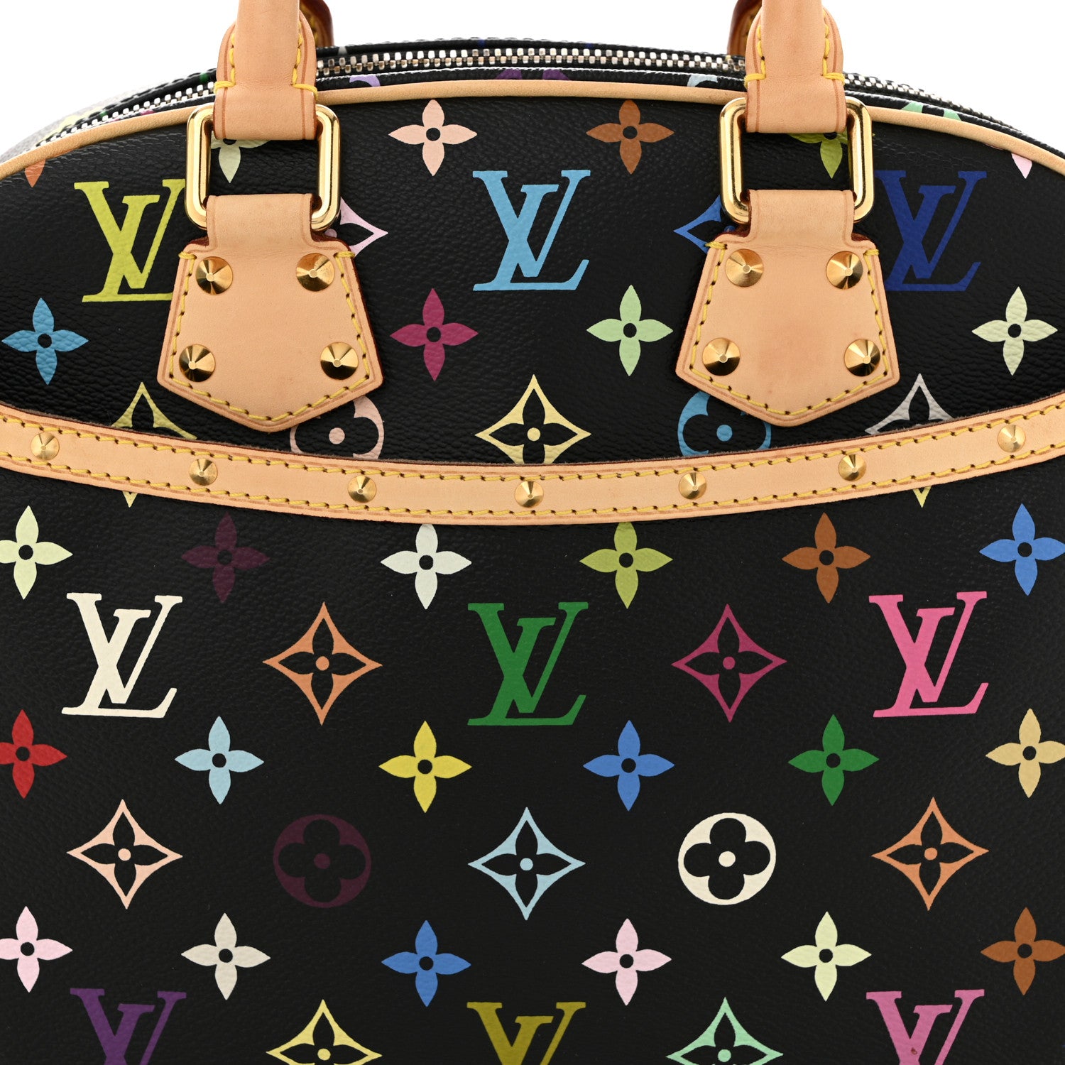Louis Vuitton Monogram Multicolor Trouville Black 7 of 9