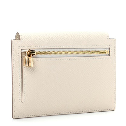 Hermes Epsom Kelly Pocket Compact Wallet Craie 3 of 8