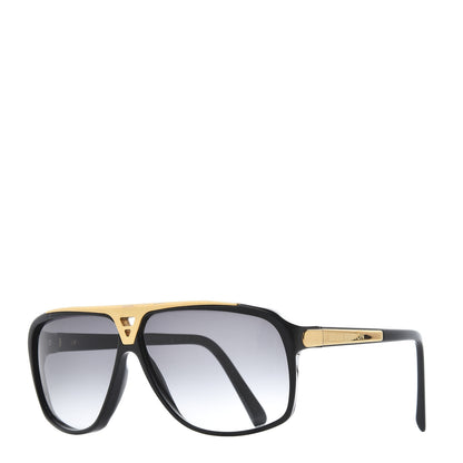 Louis Vuitton Acetate Evidence Sunglasses Z0105W Black 1 of 7