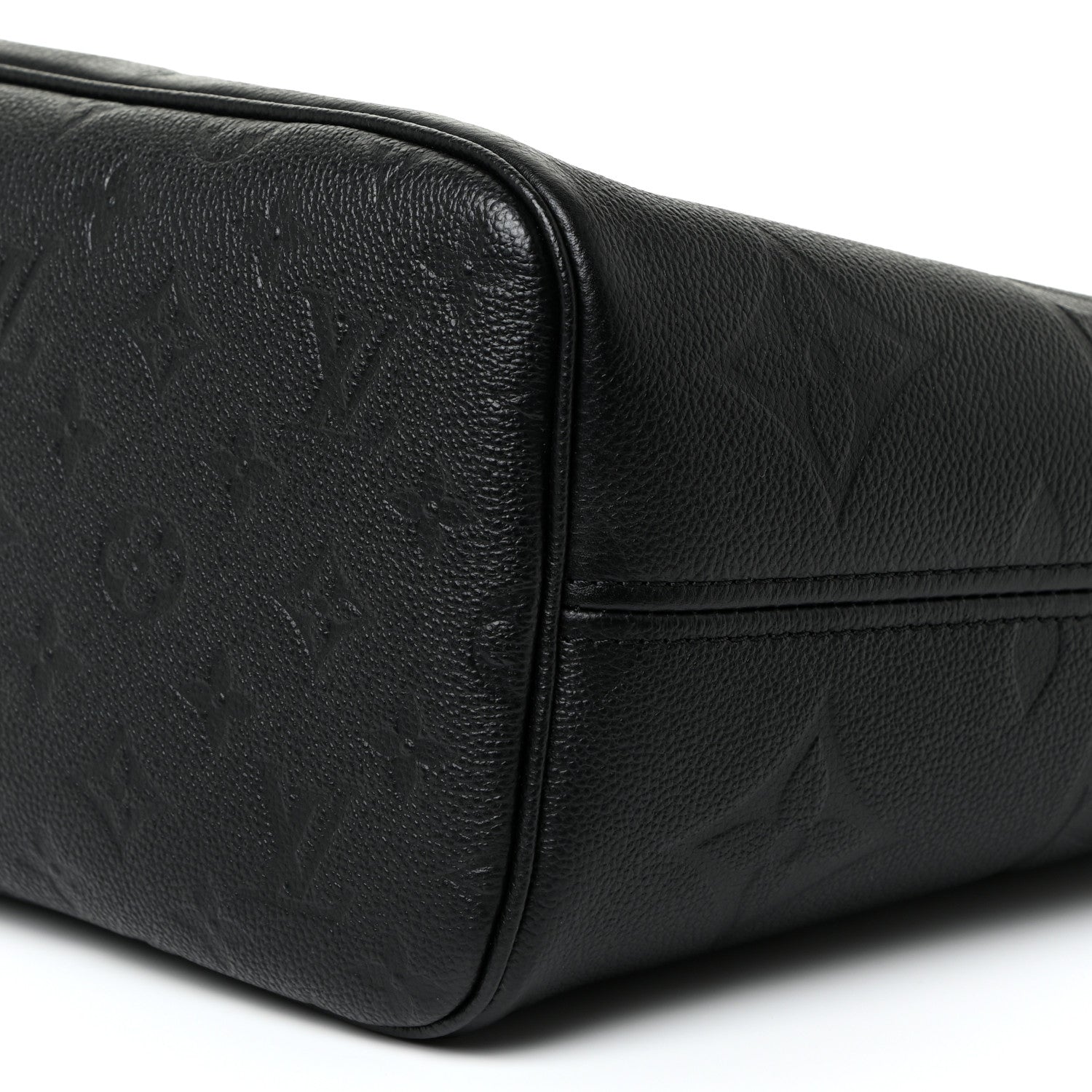 Louis Vuitton Empreinte Monogram Giant Neverfull MM Black 9 of 10