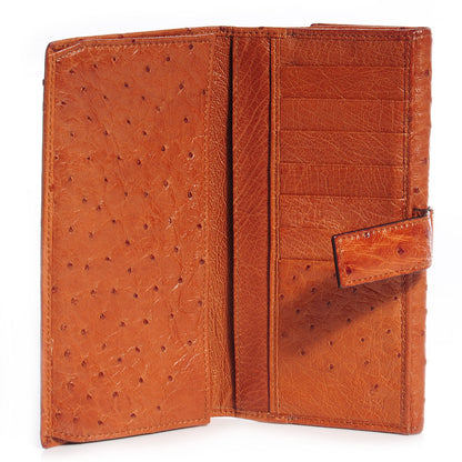 Gucci Ostrich Stirrup Continental Wallet Brown 5 of 7