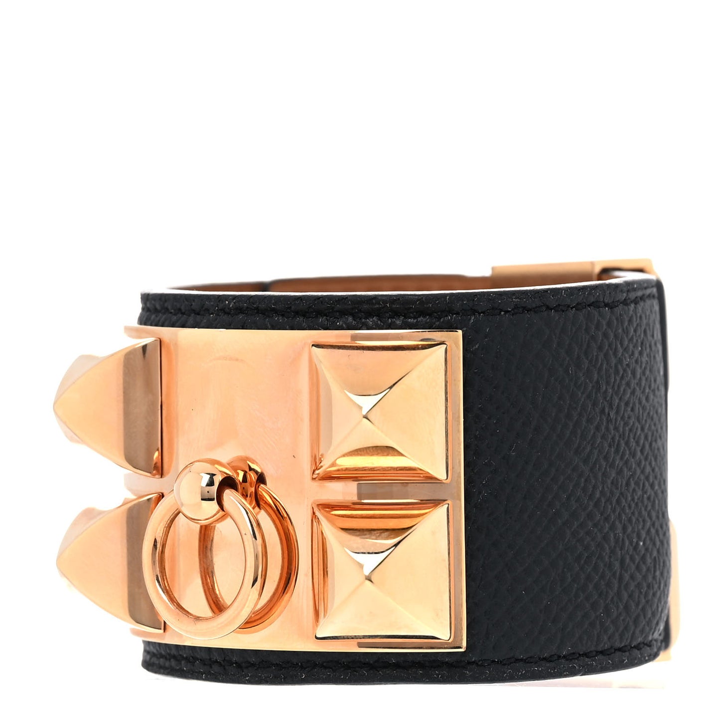 Epsom Collier de Chien CDC Bracelet S Black