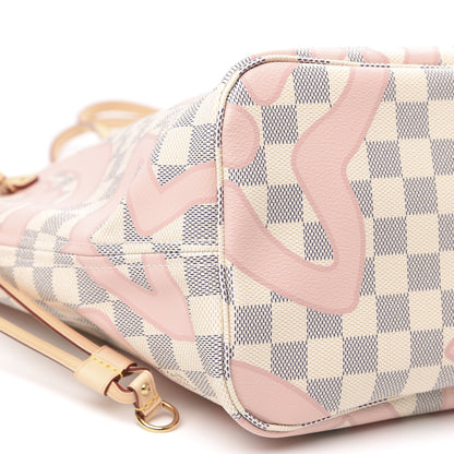 Louis Vuitton Damier Azur Tahitienne Neverfull MM 9 of 11