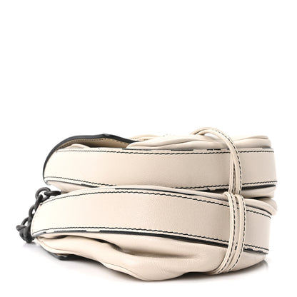 Bottega Veneta Nappa Intrecciato Double Pocket Crossbody Mist Black 4 of 10