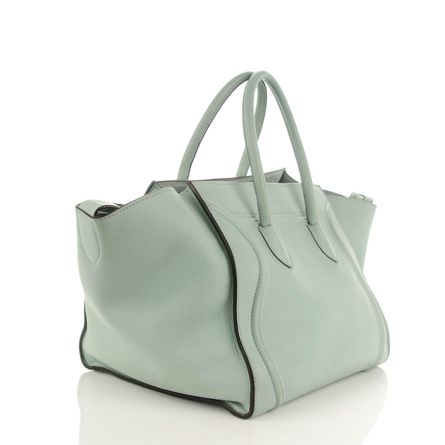 Celine Supple Calfskin Medium Phantom Luggage Glacier 3 of 11