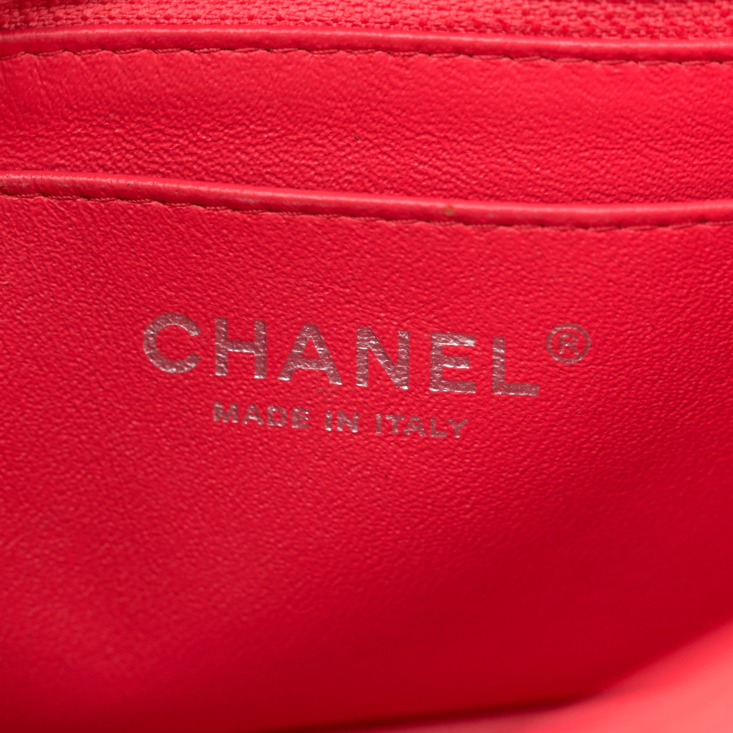 Chanel Patent Calfskin Quilted Mini Rectangular Flap Red 6 of 12