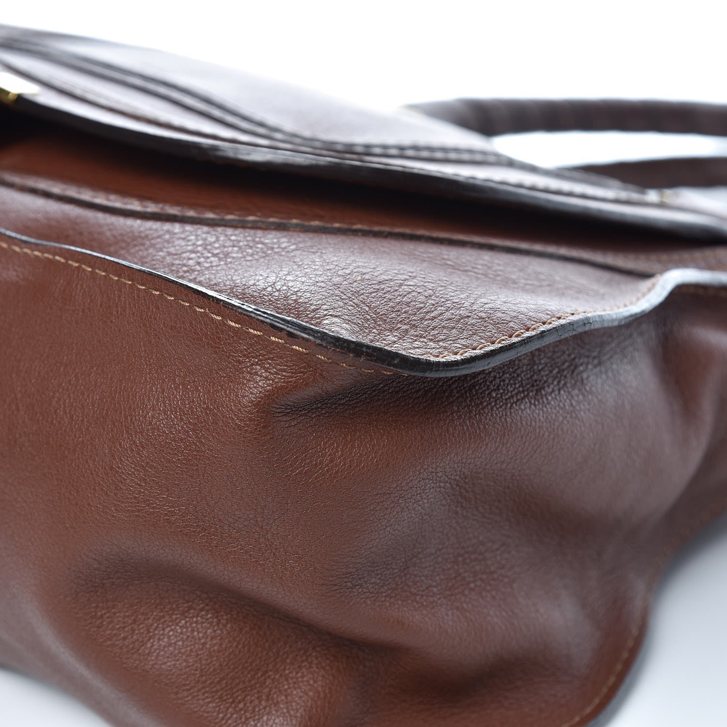 Chloe Calfskin Medium Marcie Satchel Ebony 10 of 10