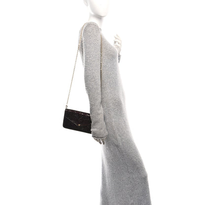 Louis Vuitton Vernis Pochette Felicie Chain Wallet Amarante 2 of 10