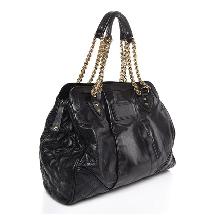 Marc Jacobs Calfskin Mix Quilted East West Virna Black 3 of 12