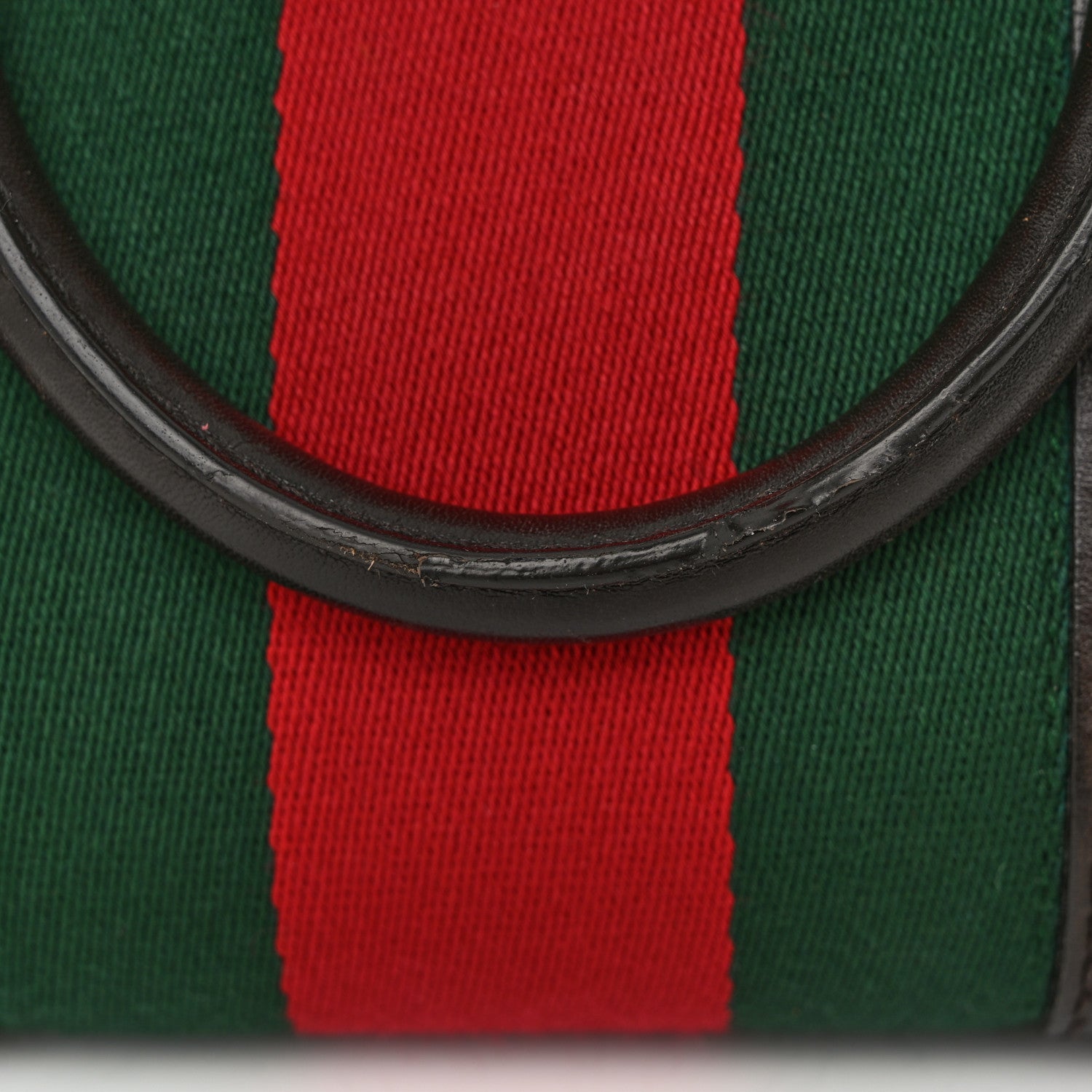 Gucci Monogram Vintage Web Small Boston Dark Brown 12 of 12