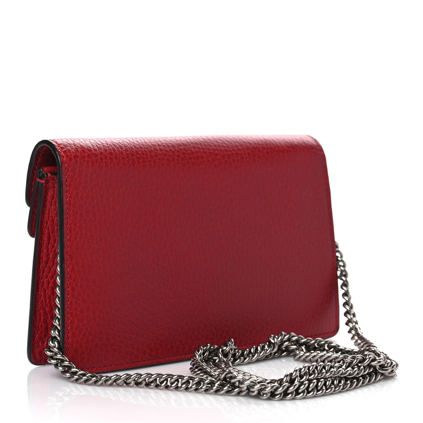 Calfskin Super Mini Dionysus Shoulder Bag Hibiscus Red