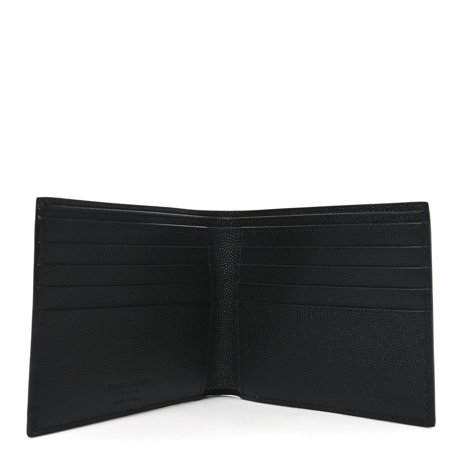 Saint Laurent Grain De Poudre Paris East West Wallet Black 5 of 8