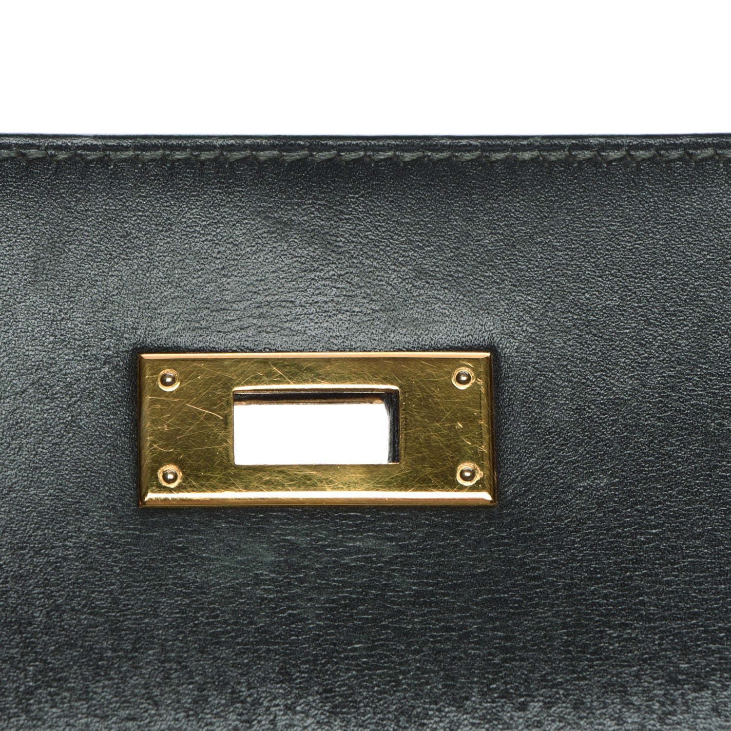 Hermes Box Kelly Sellier 32 Vert Fonce 36 of 44