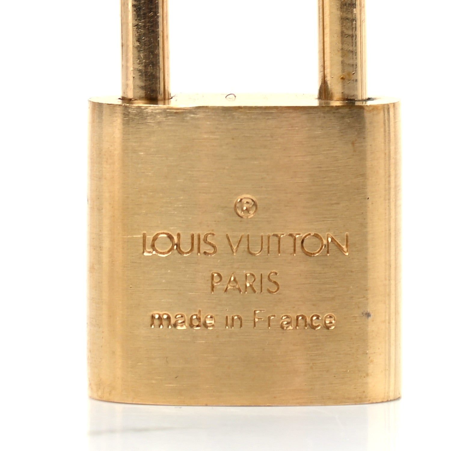 Louis Vuitton Brass Lock and 2 Keys Set 4 of 5
