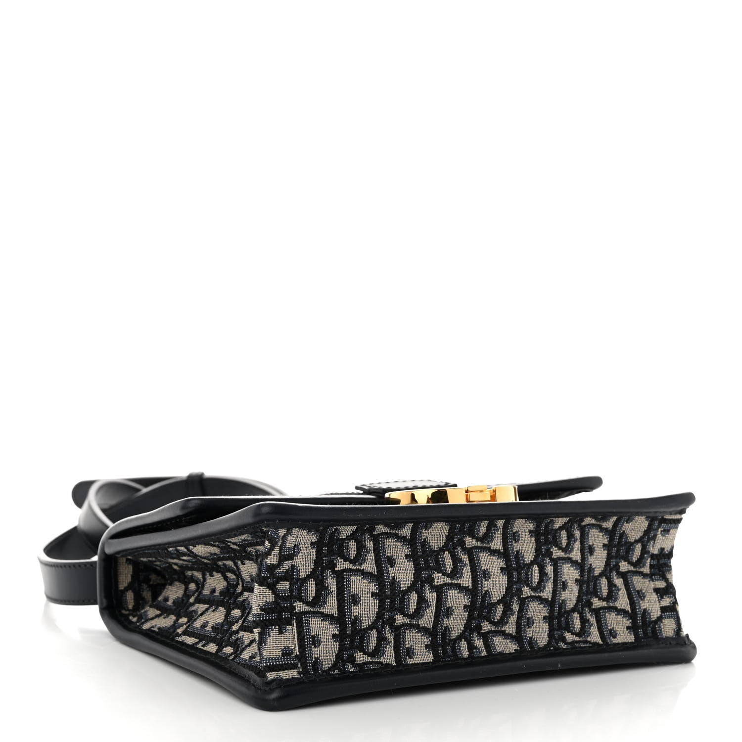 Christian Dior Oblique 30 Montaigne Flap Bag Blue 4 of 9