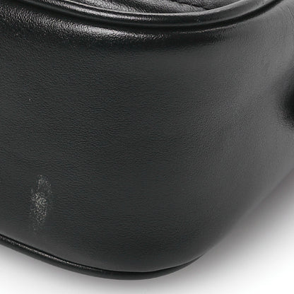 Gucci Calfskin Matelasse Small GG Marmont Chain Shoulder Bag Black 10 of 10