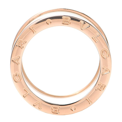 Bulgari 18K Rose Gold White Ceramic B.Zero1 Four-Band Ring 54 6.75 5 of 5