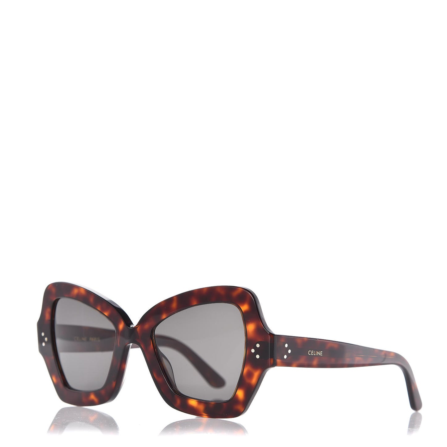 Acetate Butterfly Sunglasses CL 40067I Red Havana Smoke