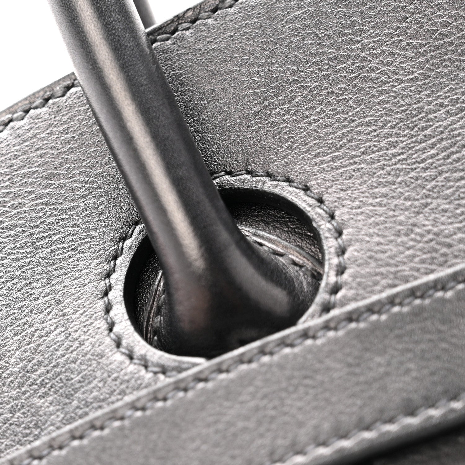 Hermes Veau Volupto Rock HAC Birkin 40 Black 12 of 17