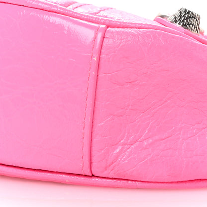 Balenciaga Agneau Arena Le Cagole Shoulder Bag Hot Pink 11 of 11